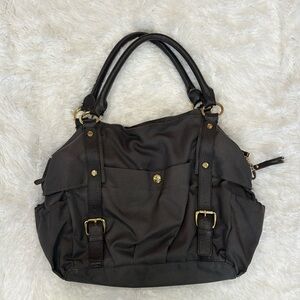 JPK Paris 75 Satchel Nylon Fabric Purse Handbag